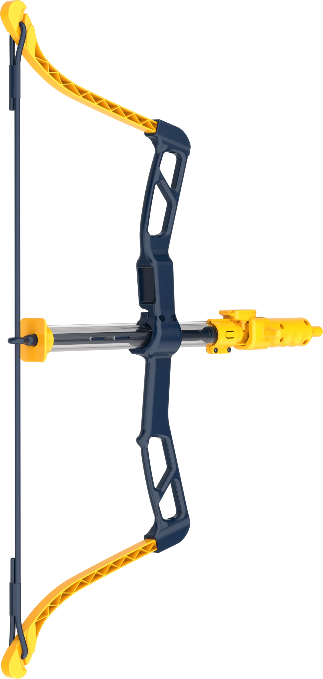 The Bug Bow shown from the side, showing its slim profile