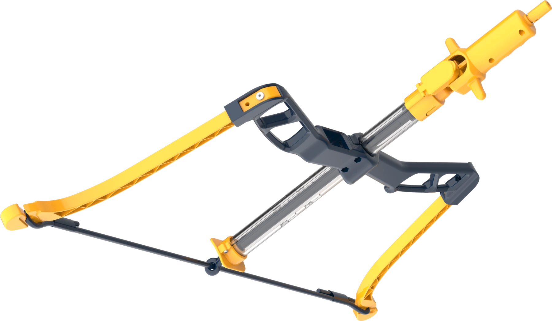 Elevated three-quarter view of the Bug Bow